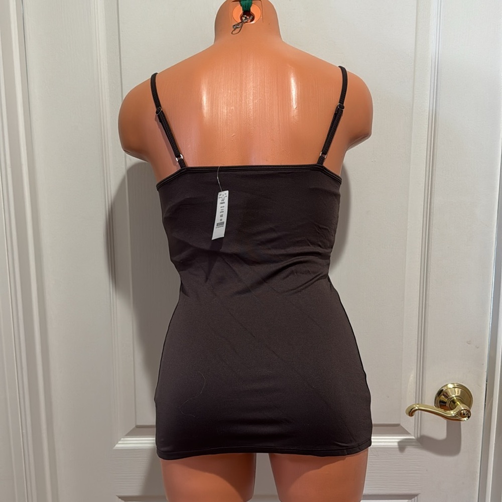 WHBM Essential Scoop Cami XS Extra Small Espresso Brown $30 NWT - Picture 4 of 13